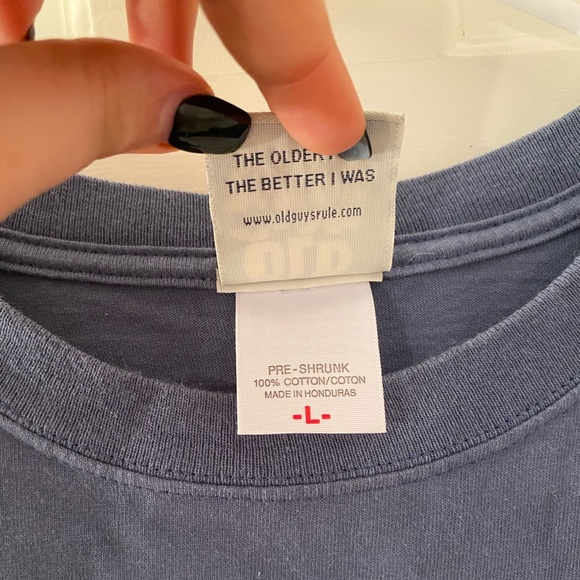 Old Guys Rule Fishing Navy T-Shirt - Picture 3 of 4